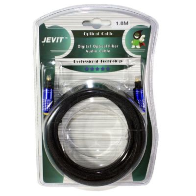 สาย Optical Audio Jevit - Digital Optical Fiber Audio Cable แบบสายถักอย่างดี