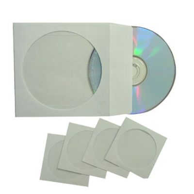 ซองกระดาษขาว ใส่ CD/DVD (แพ็ค 100 ซอง)