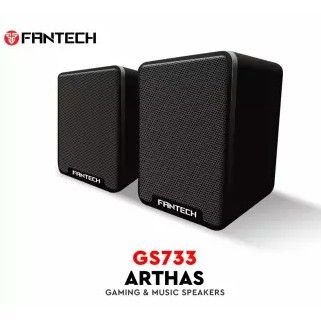 Fantech ลำโพงเกมมิ่ง รุ่น GS733 Gaming Speaker Stereo สเตริโอ 2.1 ระบบเสียง 360 Surround Bass Membrane สีดำ / สีขาว