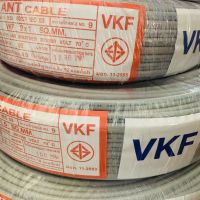 (1ขด/90เมตร) สายอ่อน2ชั้น VKF 2X1 สายอ่อน ยี่ห้อANT สายไฟอ่อน VKF2x1 ยาว90เมตร ยี่ห้อANT 2x1 sqmm