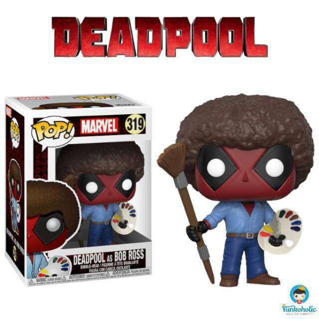 Funko POP! Marvel Deadpool 2 - Deadpool As Bob Ross #319 | Lazada Indonesia