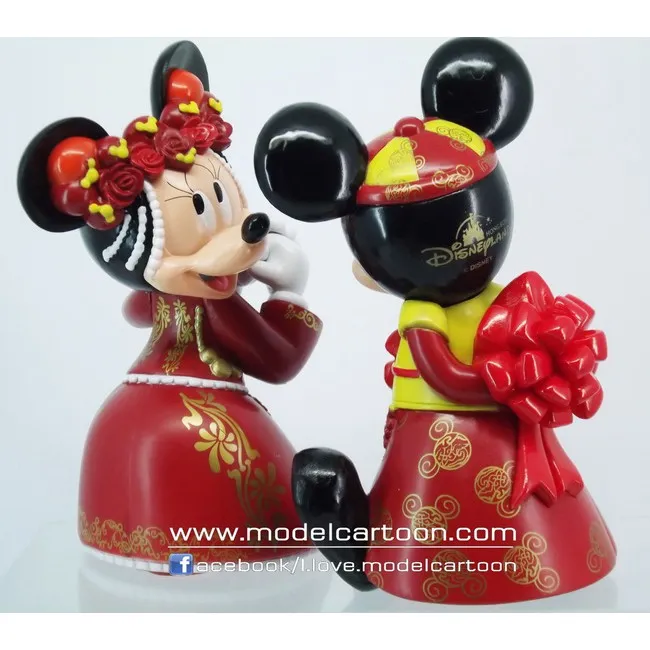 mickey-mouse-มิ๊กกี้-มินนี่-ชุดแต่งงานแบบจีน-มิกกี้เมาส์