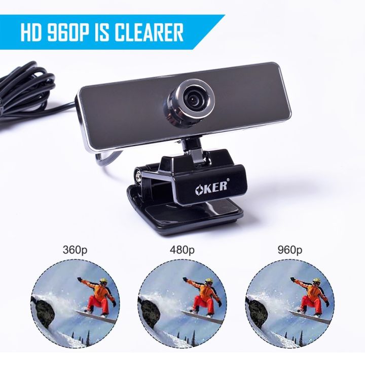 oker-new-กล้อง-webcam-oker-hd-960p-hd-100