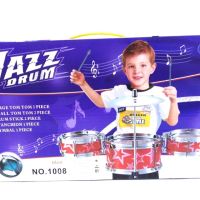 กลองชุด เด็ก jazz drum 3ชิ้น ฉาบ1ใบ พร้อมขาตั้ง