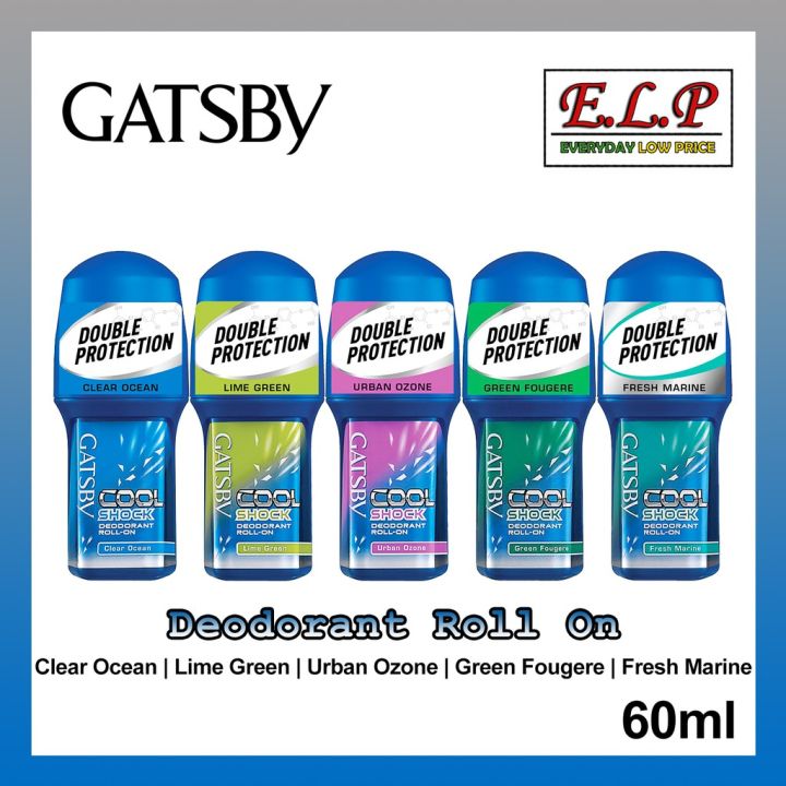 Gatsby Cool Shock Deodorant Roll On 60ml Lazada