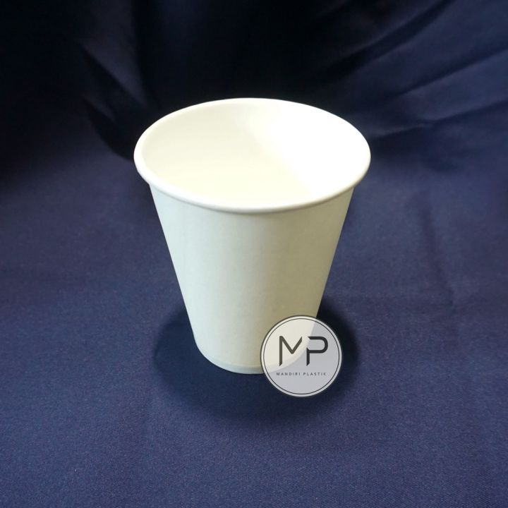 Paper Cup Papercup Gelas Kertas Kopi Putih 8oz Tanpa Tutup 50pcs Lazada Indonesia 7162