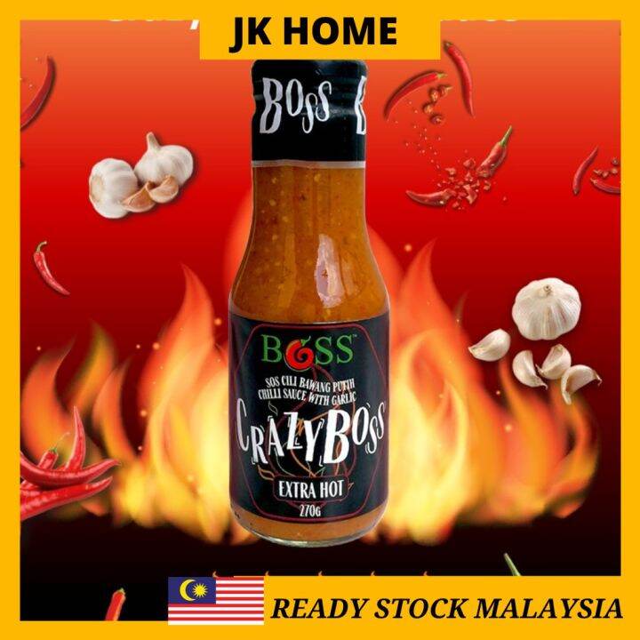 [HALAL] Boss Chilli Sauce with Garlic 270g Lazada