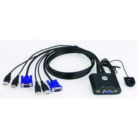 aten-kvm-ราคาพิเศษ-switch-aten-2-port-usb-kvm-cable-90cm-รุ่น-cs22u-ออกใบกำกับภาษีได้