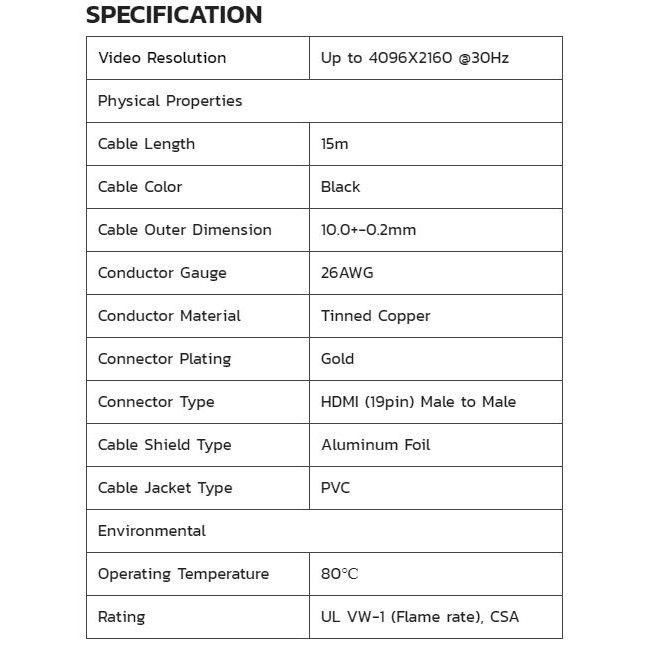 aten-flash-sale-ราคาพิเศษ-hdmi-4k-สายhdmiคุณภาพ-cable-15m-รุ่น-2l-7d15h-2l7d15h