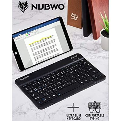 NUBWO NKB-100 Keyboard Bluetooth คีย์บอร์ดไร้สาย คีย์บอร์ด ใช้ได้ทั้ง IOS / Android ของแท้100%