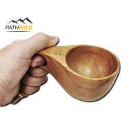 PATHWILD แก้วไม้แกะสลัก Guksi (ฟินแลนด์) หรือ Kuksa (สวีเดน)