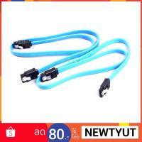 SATA 3.0 III SAii 6Gb/S Data Cable Wire 15.7 40cm สีฟ้า For HDD Hard Drive SSD