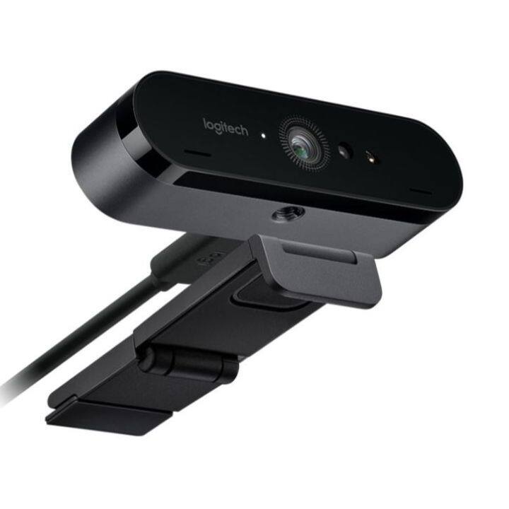 logitech-ราคาพิเศษ-webcam-brio-กล้องเว็บแคม-ultra-hd-สำหรับการประชุมผ่านวิดีโอการสตรีม-ออกใบกำกับภาษีได้