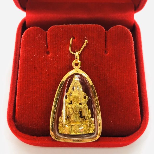 จี้พระพุทธชินราช-เลี่ยมทองแท้75-กันน้ำ-วัดพระศรีรัตนมหาธาตุวรมหาวิหาร