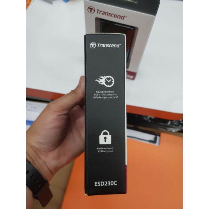 transcend-new-ฮาร์ดดิสก์พกพา-usb-3-1-type-c-ssd-480gb-ts480gesd230c-ตัวเล็กพกพาสดวกมาพร้อมกลับความเร็ว-รับประกัน-3-ปี