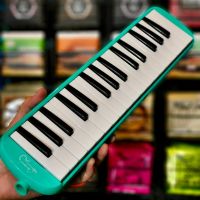 พร้อมส่ง ? OverSpeed เมโลเดียน พร้อมกล่องพลาสติก สีเขียว Melodion 32 คีย์ เมโลเดี้ยน Melodian Melodeon