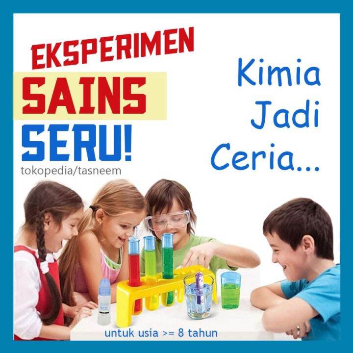 Mainan Edukasi Anak SD - Set Alat Kimia - Seri Sains Anak, Eksperimen