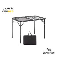 BLACKDEER IRON MESH FOLDING TABLE (90) โต๊ะพับ ปรับความสูงได้ 2 ระดับ