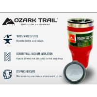 แก้วเก็บความเย็น Ozark Trail 40 oz.Jumbo size แก้วเก็บอุณหภูมิร้อน/เย็น แก้วแสตนเลส 304 แก้วเก็บกาแฟ เย็นนาน 18-24 ชม.