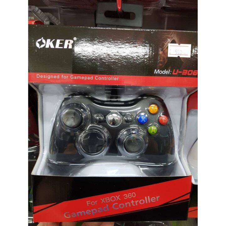 oker-จอย-oker-u-306-xbox-gamepad-controller-จอยเกมมิ่ง-สำหรับ-pc-xbox-u306