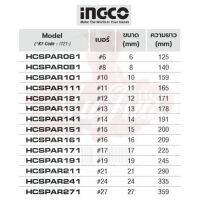 INGCO ประแจแหวนเกียร์ #6-27