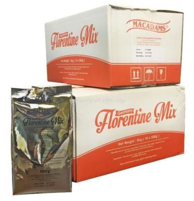 แป้งฟลอเรนติน (แป้งคุ้กกี้ธัญญาพืช) FLORENTINE MIX (GERMANY) MACADAMS 500G.