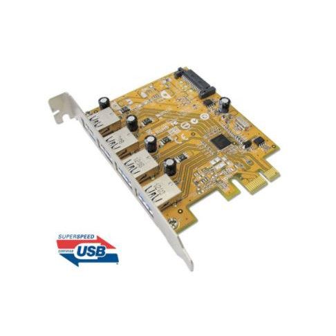 Sunix USB 3.0 4-PORT PCI EXPRESS HOST CONTROLLER รุ่น USB4300NS