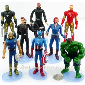 The Avengers 8 ตัว/ชุด **ฐานฟ้า**