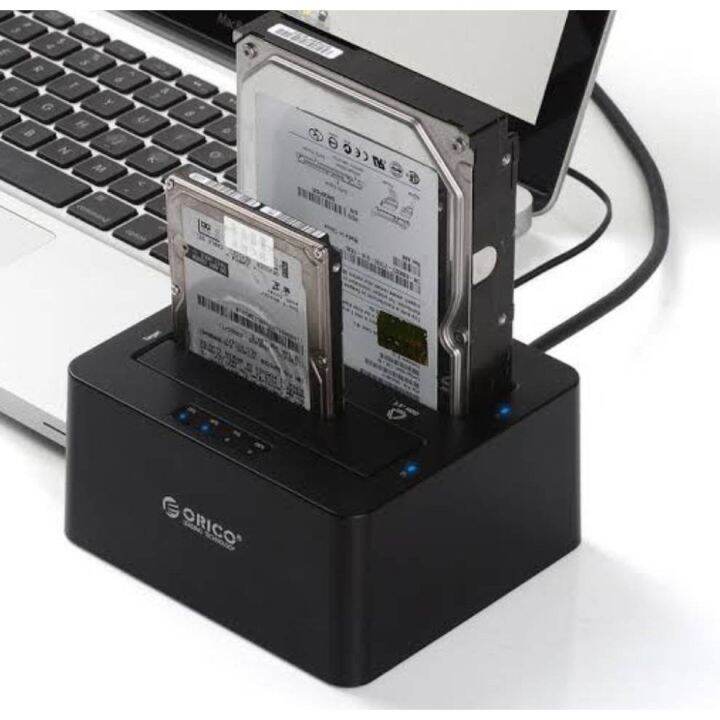 orico-6629us3-c-hdd-docking-2-bays-usb3-0-โอริโก้ด๊อกกิ้ง-สำหรับ-hdd-ssd-ขนาด-2-5-3-5