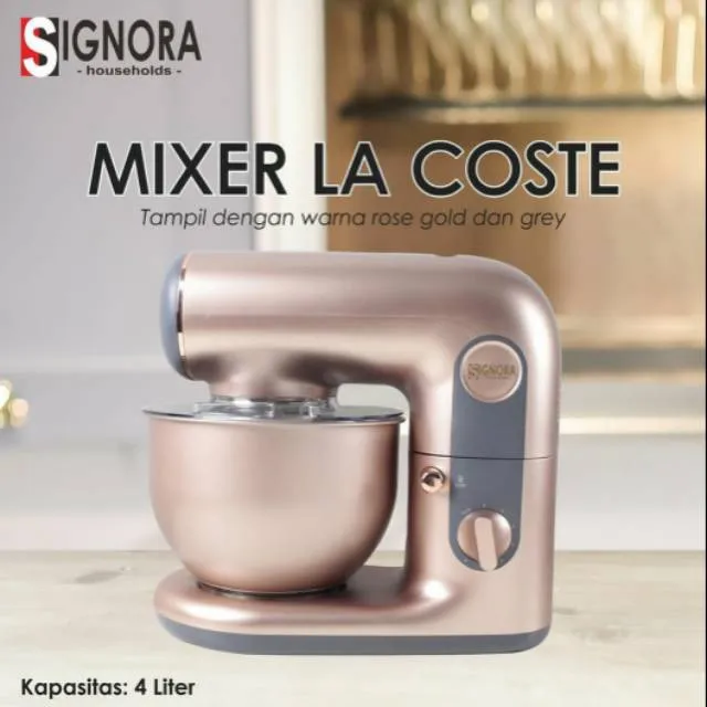 Stand Mixer Signora La Coste 4L Standing Mixer Duduk Lazada Indonesia