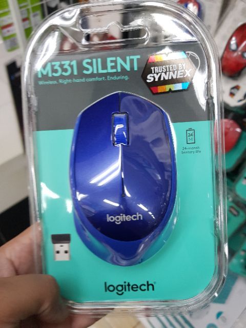 logitech-มี3สี-เมาส์-m331-wireless-mouse-เมาส์คุณภาพ