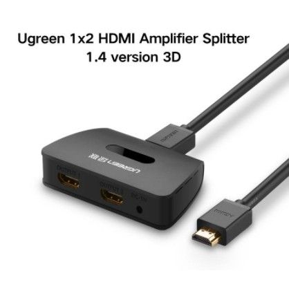 ugreen-flash-sale-ราคาโปรโมชั่น-hdmi-splitter-1x2-เข้า-1-ออก-2-จอ-40207-ออกใบกำกับภาษีได้