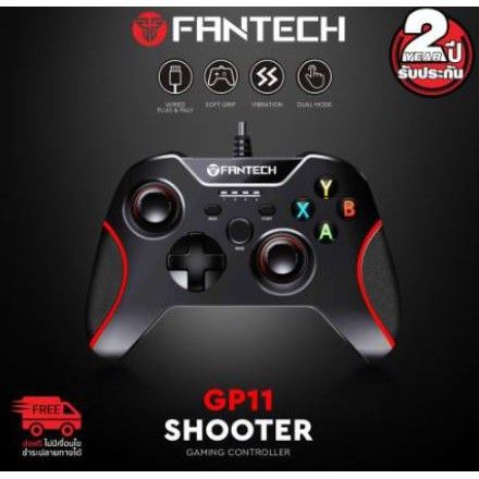 fantech-flash-sale-ราคาพิเศษ-มี2สี-gaming-controller-รุ่น-gp11-สีแดง-สีเขียว-จอยเกมมิ่ง-ระบบ-x-input-พร้อมกิฟยาง