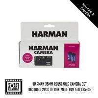 [ซื้อกล้องแถมฟิล์ม 2 ม้วน] Harman Camera Set กล้องฟิล์มราคาประหยัด แถมฟิล์ม Kentmere Pan 400 135-36 2 ม้วนในเซ็ท