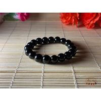 สร้อยข้อมือหินนิลดำ Onyx ขนาด10มม. Lucky stone by maleeshop