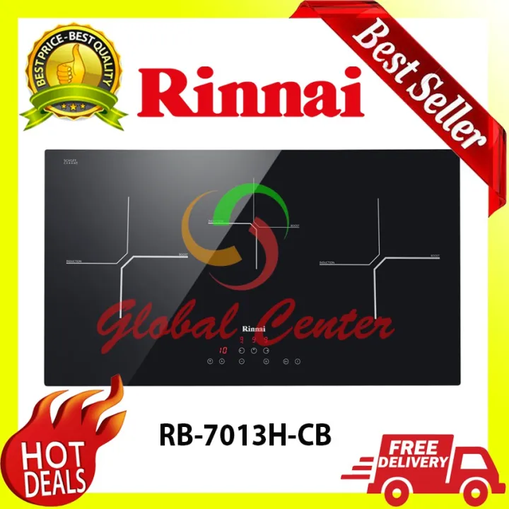 Rinnai Built In Hob Induction Series RB7013HCB Garansi Resmi