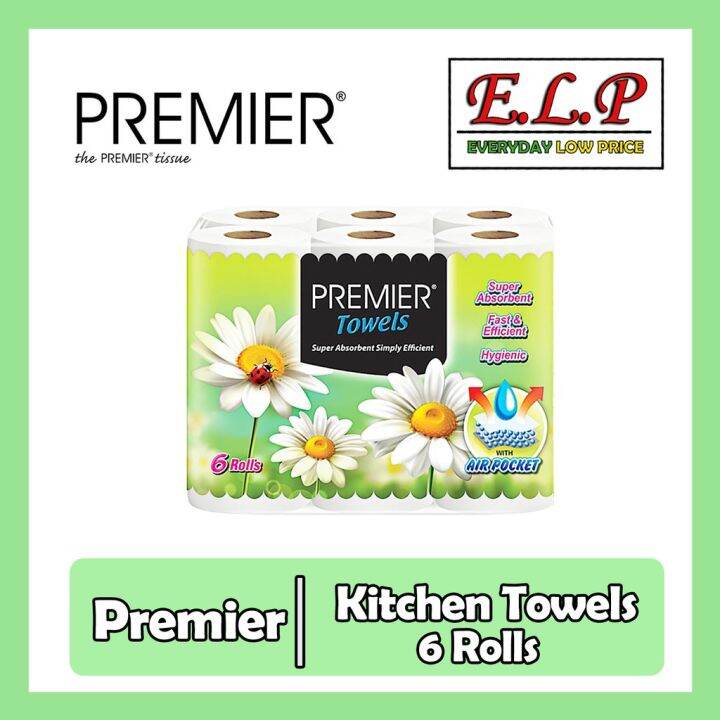 PREMIER Kitchen Towel 6 ROLLS Lazada