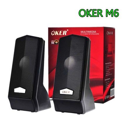 oker-m6-speaker-usb-550w-สีดำ