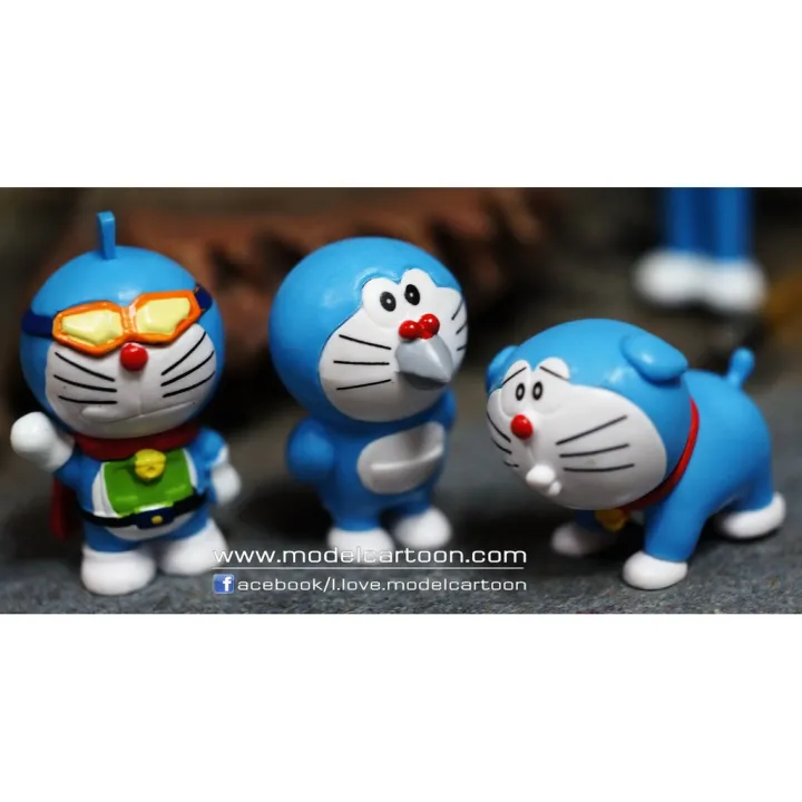 doraemon-โดเรม่อน-8-ตัว-ชุด-no-box-งานจีน