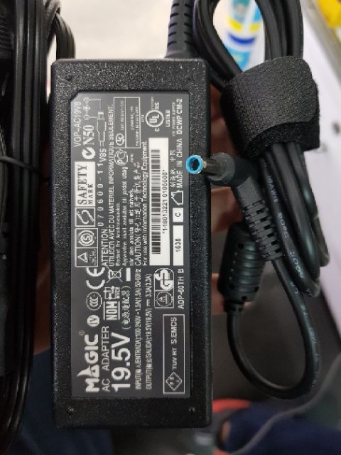 อะแดปเตอร์แท้เเบนเมจิเทค-hp-19-5v-3-33a-19-5v-4-62a-หัว-4-5-3-0-mm-adapter-notebook-เมจิคเทค