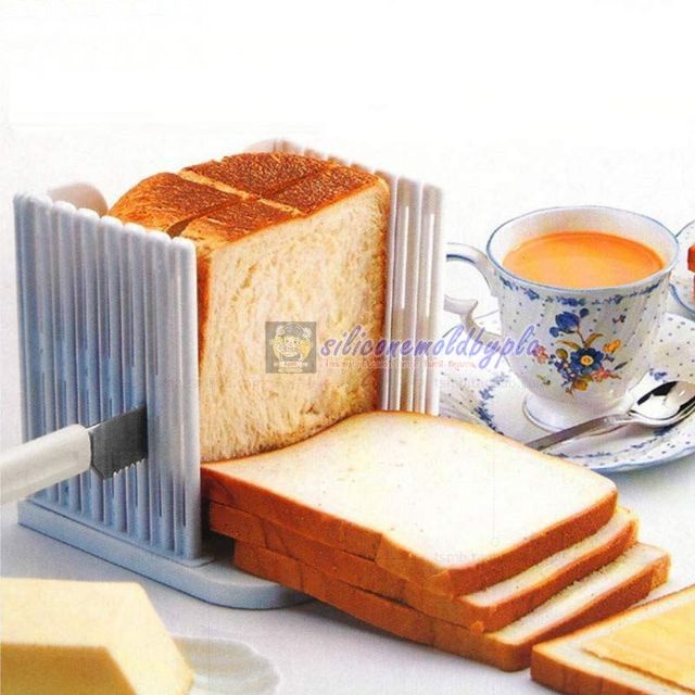 แท่นตัดขนมปัง-ที่สไลด์ขนมปัง-bread-slicer-แท่นตัดขนมปังพลาสติก-สีขาว