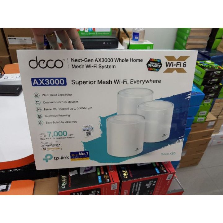 tp-link-deco-x60-ax3000-mesh-wi-fi6-ใน-1-กล่องมี-2-เครื่อง-3-เครื่อง-สามารถเลือกซื้อได้