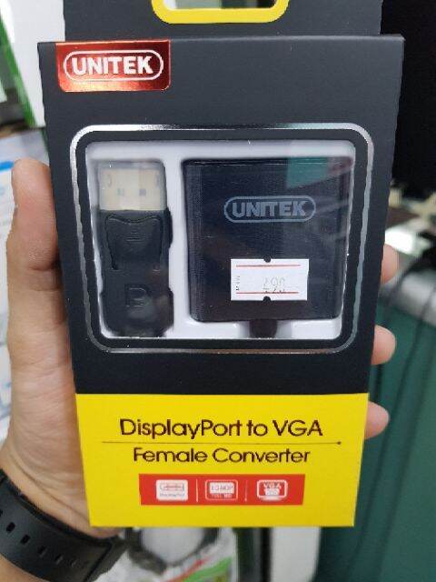 unitek-displayport-to-vga-y-5118e-สินค้าพร้องส่ง