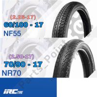 ยางนอก IRC NR70 ,NF 55 ยางนอกรถมอเตอร์ไซค์ 60/100-17, 70/90-17 IRC