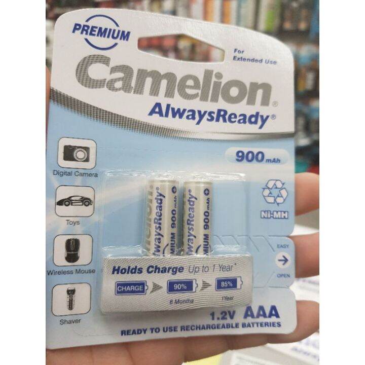 toshino-ถ่านชาร์จได้ขนาด-3a-900mah-batteryrechargeable-แพ็ก-2-ก้อน-ใช้เเล้วไม่ต้องทิ้งชาร์จได้-nh-aaa900ar-bp2