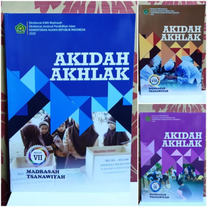 BUKU AKIDAH AKHLAK KELAS 7 8 9 MTs K2019 DIKNAS | Lazada Indonesia