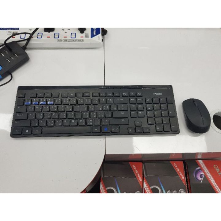 rapoo-new-8100m-multi-mode-wireless-keyboard-amp-mouse-combo-ไทย-eng-kb-8100m-bk