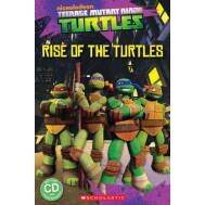 POPCORN READERS 1:TEENAGE MUTANT NINJA TURLES:RISE OF THE TURTLE+CD BY DKTODAY