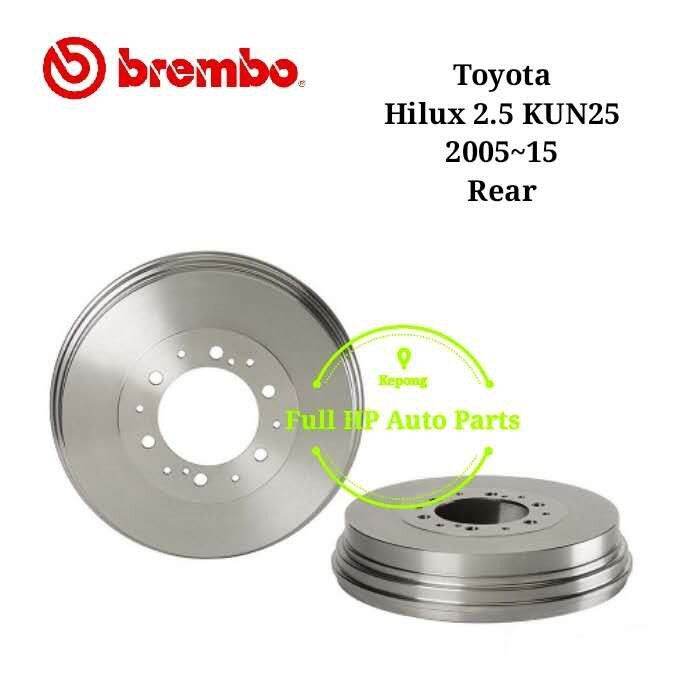 BREMBO Toyota Hilux 2.5 KUN25 200515 Rear Brake Drum Lazada