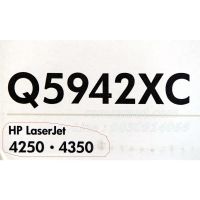 Original HP Q5942XC Black ตลับหมึกโทนเนอร์ แท้ (กล่องขาว) LaserJet 4250 series/LaserJet 4350 series